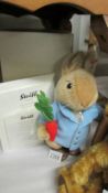 A boxed Steiff limited edition Peter Rabbit with certificate, 393/2000.