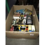 A quantity of unboxed Corgi, Hotwheels, Burago,