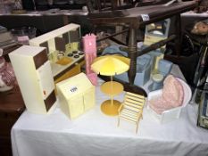 A quantity of Sindy vintage furniture
