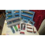 A good lot of Hornby Thomas the Tank Engine 'OO' gauge and unboxed engines, carriages, wagons,