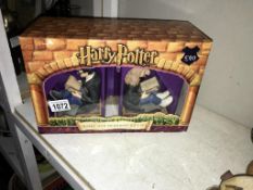 Boxed Harry Potter bookends (missing DVD)