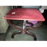 A piano/dressing table stool