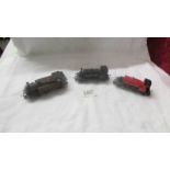 Three Hornby 'OO' gauge tank engines.