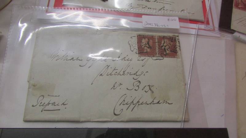 A quantity of Victorian penny red stamps, some on envelopes. - Image 4 of 7