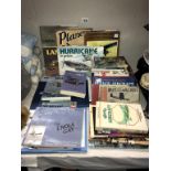 A good selection of books on aircrafts