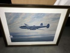 An artists proof 5/12 by Tony Dawling of an aircraft. No C.O.A.