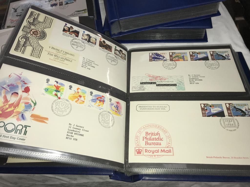4 albums of FDC's first day covers including some rarer examples - Image 4 of 10