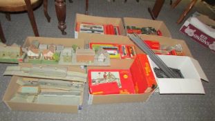 A large quantity of Triang Hornby OO/HO gauge engines, rolling stock,