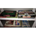 2 shelves of assorted board games (unchecked)