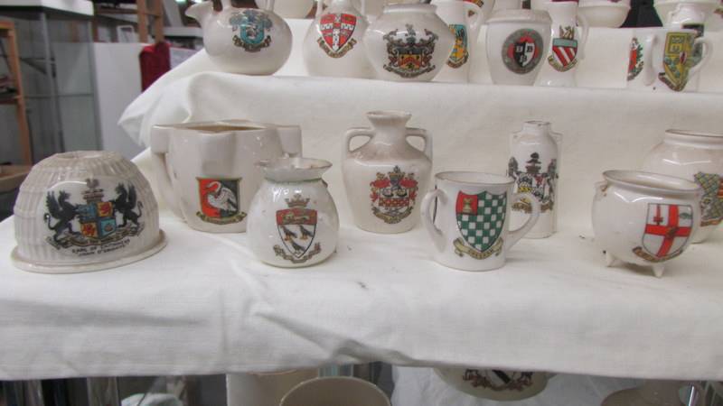 Forty pieces of W H Goss crested china. - Image 3 of 7