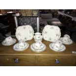 A Shelley Lowestoft bone china tea set