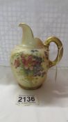 A Royal Worcester Blush Ivory jug, No. 1094, Rd. No. 29115. (in good condition).