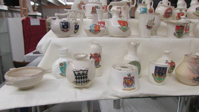 Fifty pieces of assorted crested china, various crests, - Image 3 of 5