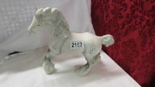 A Beswick shire horse.