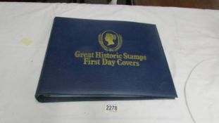 Two albums of Great Historic first day covers.