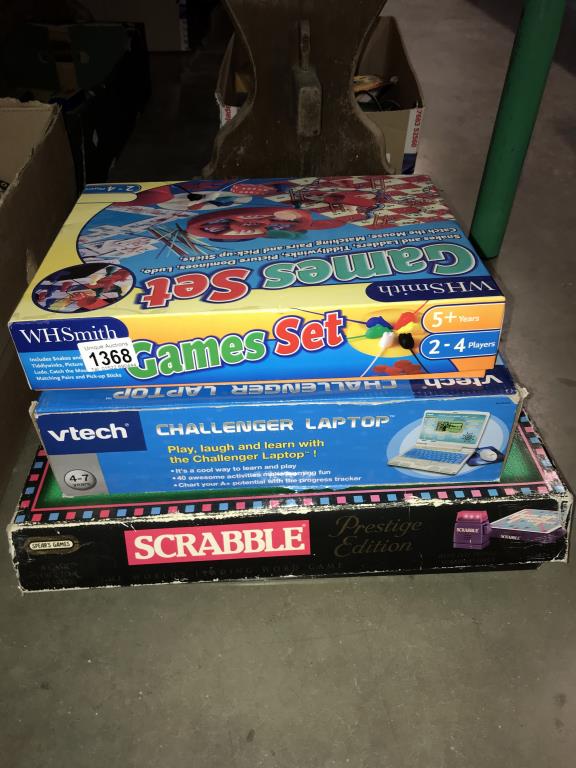 Scrabble and 2 other games