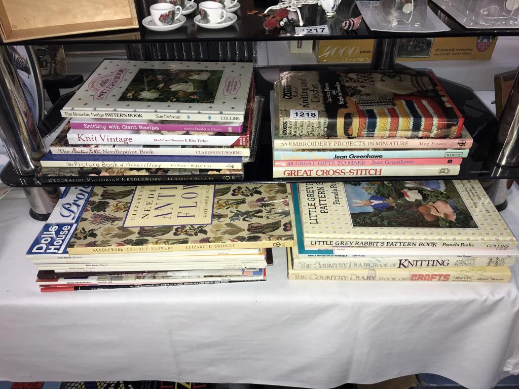 A good lot of craft books etc, including embroidery, knitting,