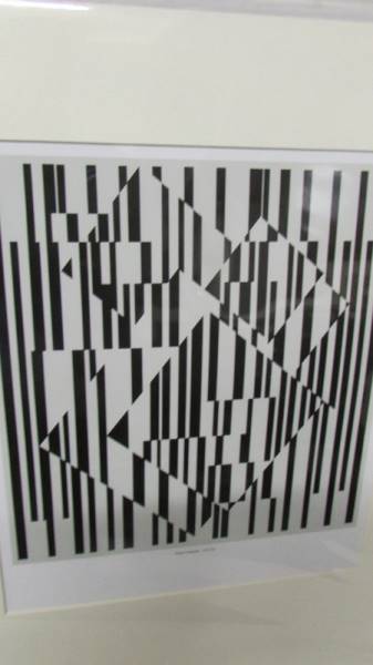 Victor Vasarely (1906-1997) Collection of 3 x prints, Harlequin, Oet-Oet, and Lzzo-MC, - Image 2 of 4
