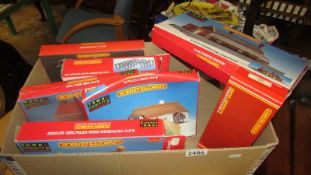 Seeven boxed Hornby 'OO' gauge accessory kits, unchecked.