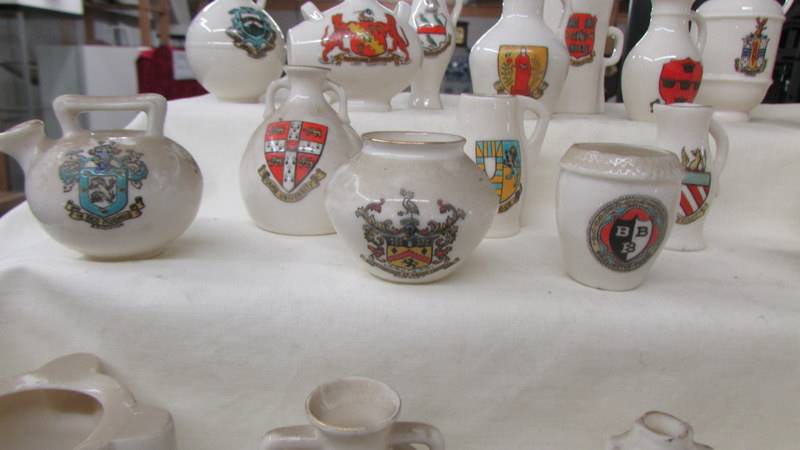 Forty pieces of W H Goss crested china. - Image 4 of 7
