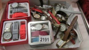 Approximately 20 wrist watches including new.