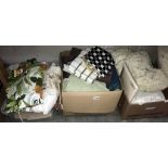 A large lot of used towels,