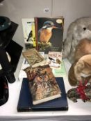 A selection of books on birds etc