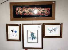 An Australian picture and 3 prints by Canadian artists,