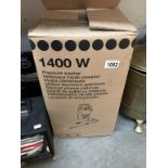 A boxed 1400w pressure washer