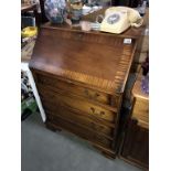 A mahogany bureau