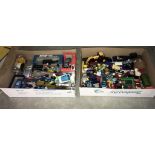 2 large boxes of mixed boxed and unboxed diecast including Matchbox,