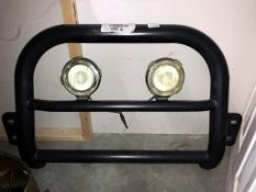 Ford Transit MK6 front bull bar with spot lights,