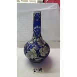 A 19th century Bohemia Florentine cameo glass vase, signed to base, 20 cm.