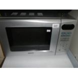 A Sanyo compact microwave oven.