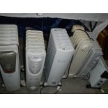 6 electric radiators including Delhongi.