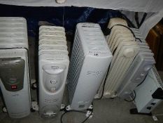 6 electric radiators including Delhongi.