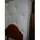 A good clean single divan base with 'Healthopaedic' memory foam mattress and headboard.