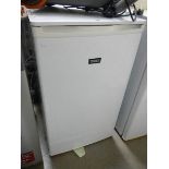 A Zanussi under counter fridge.