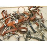 A good clean lot of horse tack including riding bits.