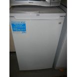 A white Beko fridge.