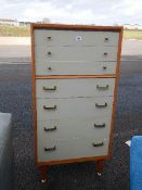 A good teak G-Plan 7 drawer chest. ****Condition report**** Height 133cm.Width 67cm.