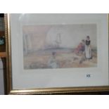 A framed and glazed Russell Flint print.