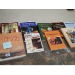 9 books relating to wood turning.