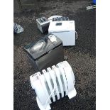 An 'as new' De Longhi oil radiator, 2 bread makers,