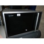 A Sharp R959M-A microwave with grill and convention oven in very clean condition with instruction