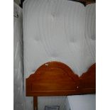 A good clean single divan base with 'Healthopaedic' memory foam mattress and headboard.