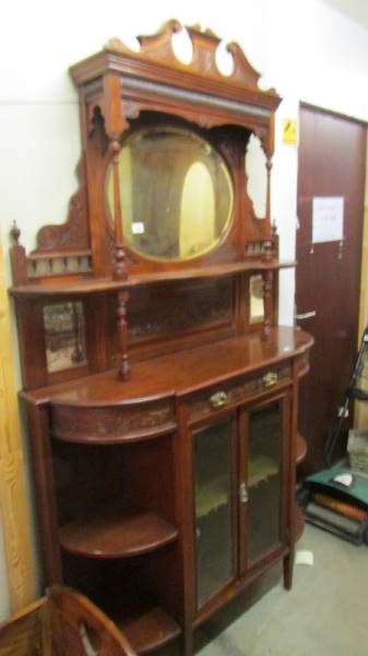 A Victorian mahogany chiffioniere.