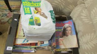 A large quantity of Stitchcraft magazines.