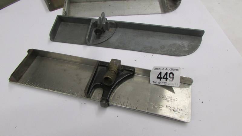 Five metal printing related tools. - Image 2 of 3