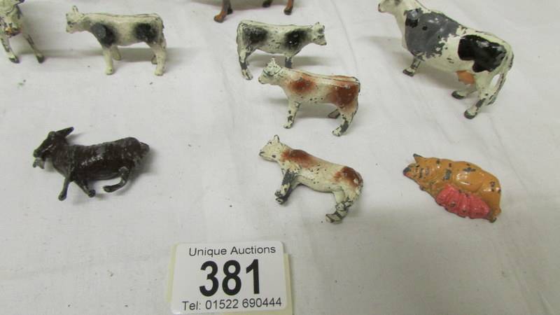 A quantity of lead cows, tractor etc. - Image 3 of 3